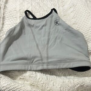 Savage Barbell Gray Sports Bra